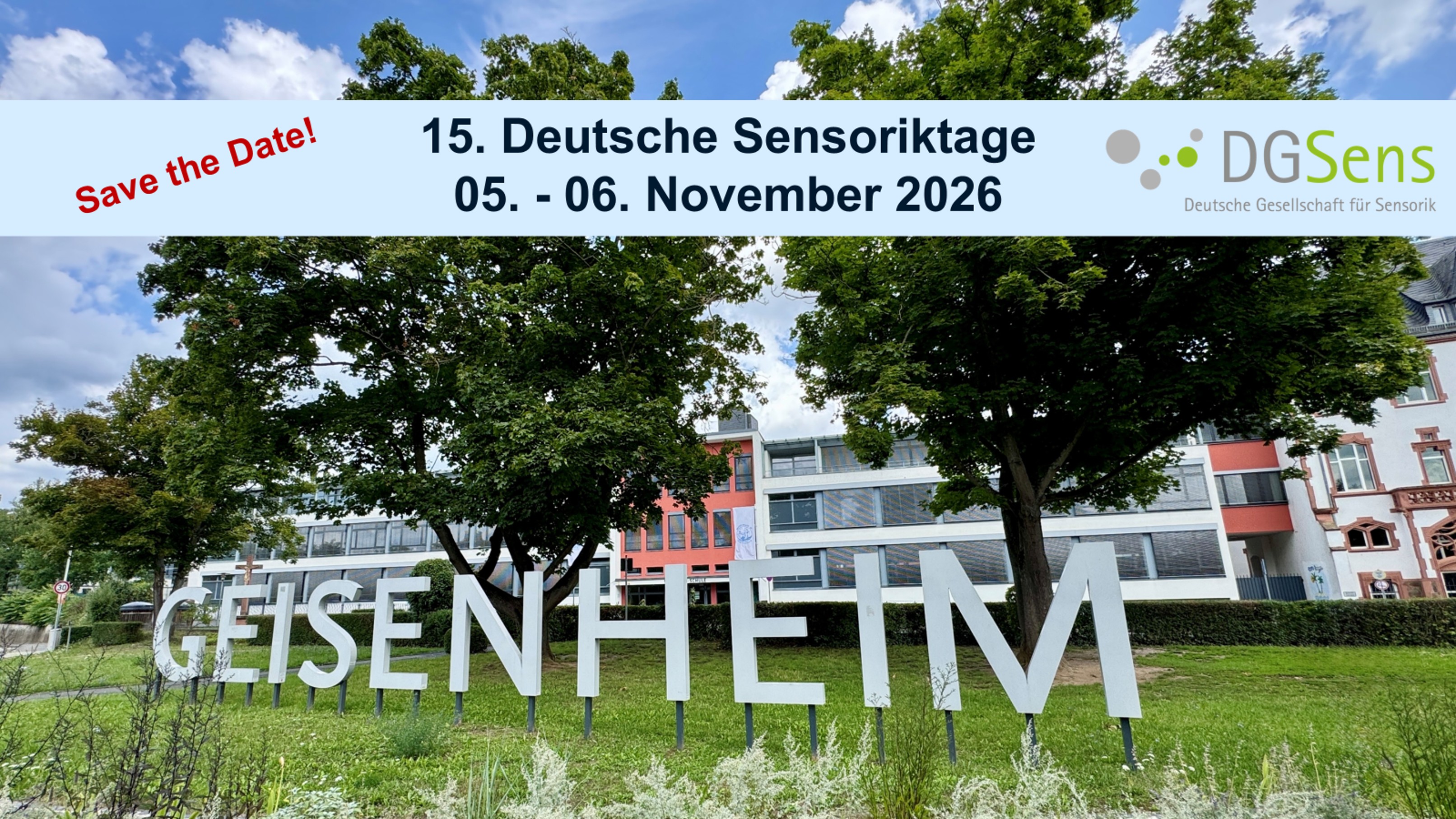 14. Deutsche Sensoriktage 6./7. November 2025