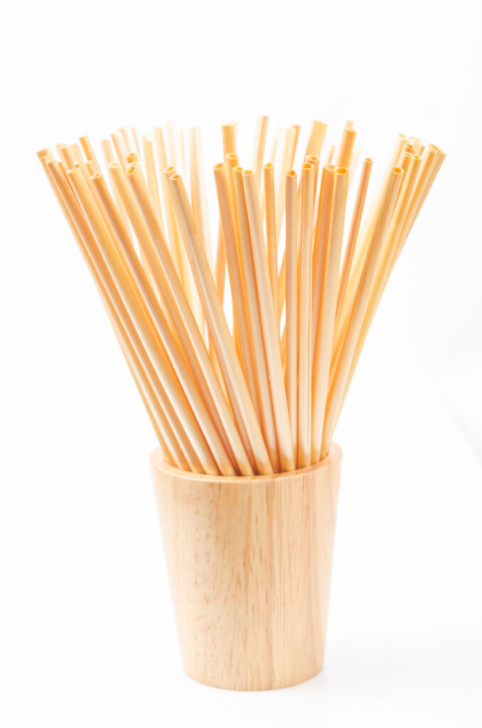 Wheat straw for drinking water.